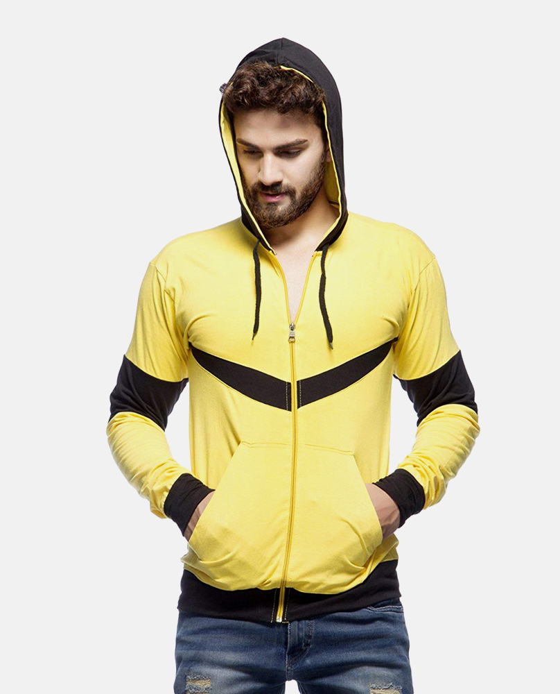 Siyah Sarı Eşofman  Üstü