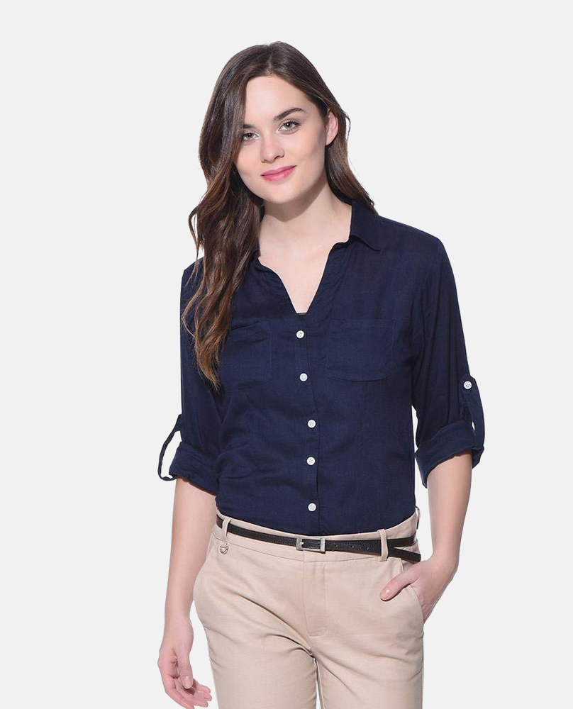 Siyah Kadın Gömleği